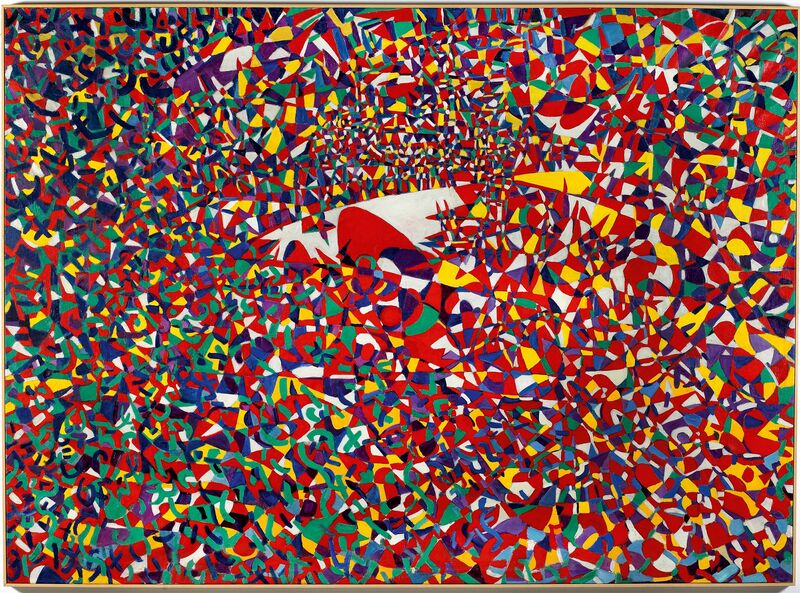Fahrelnissa Zeid The Arena of the Sun, 1954 Oil on canvas 196 x 296.5 cm Istanbul Museum of Modern Art Collection, Istambul, Eczacıbaşı Group Donation
