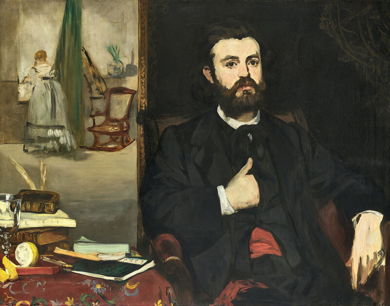 Édouard Manet, Bildnis des Zacharie Astruc, 1866