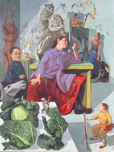 Paula Rego, The Artist in her Studio, 1993