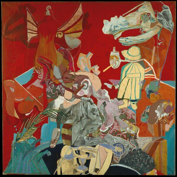 Paula Rego, Self-Portrait in Red, 1966