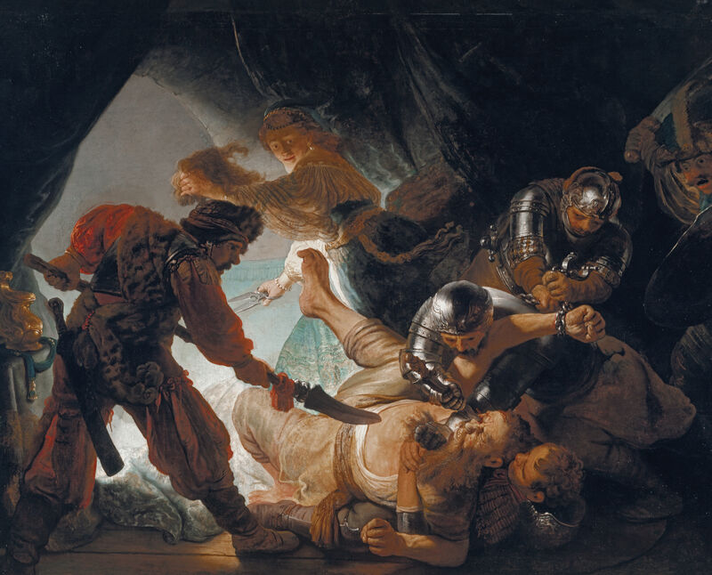 Rembrandt Harmensz. van Rijn, Die Blendung Simsons, 1636