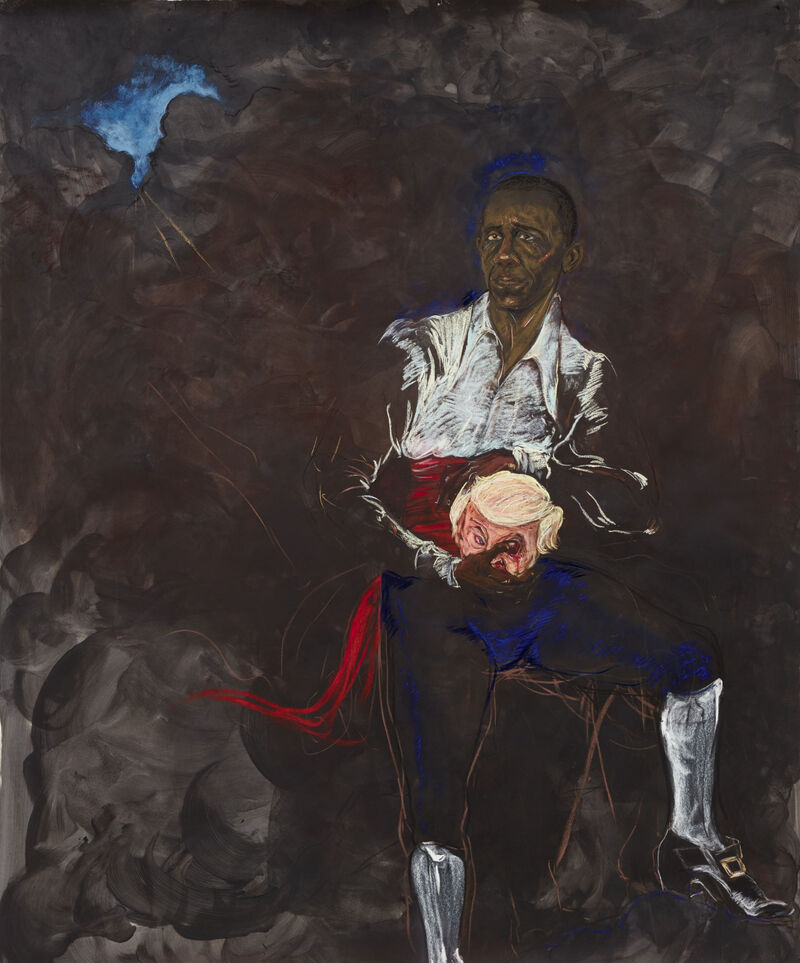 Kara Walker, Barack Obama as Othello \