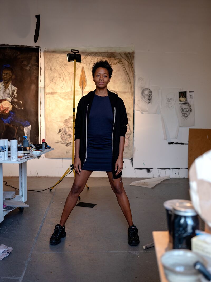 Kara Walker in her Studio, 2019