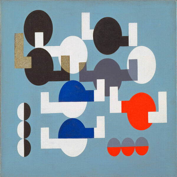 Sophie Taeuber-Arp, Composition of Circles and Overlapping Angles, 1930
