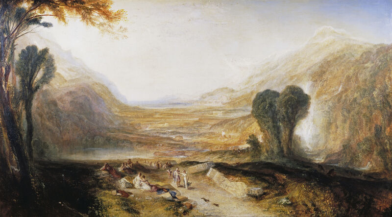 Joseph Mallord William Turner, Story of Apollo and Daphne, exhibited 1837, Öl auf Leinwand