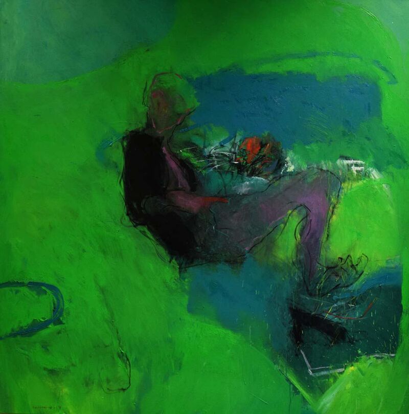 Galleri V58, Adel Dauood (SY), Without title, acrylic on canvas, 2019