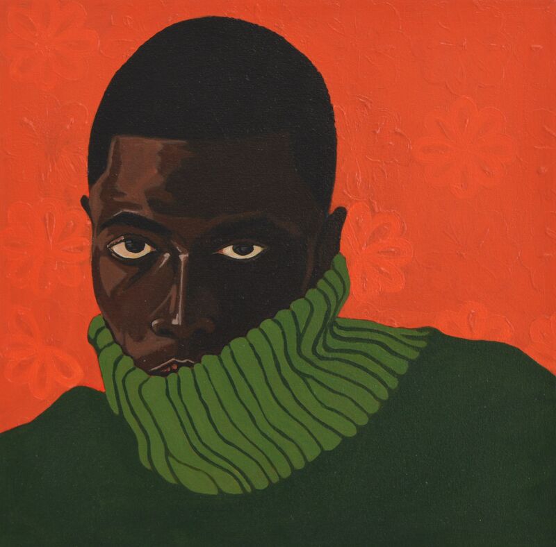Tafadzwa Masudi, Portrait 1, 2020, 40 x 40 cm