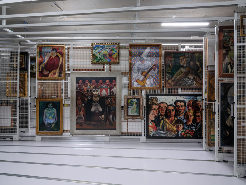 Kunst im Depot Boijmans Van Beuningen. Foto: Ossip van Duivenbode