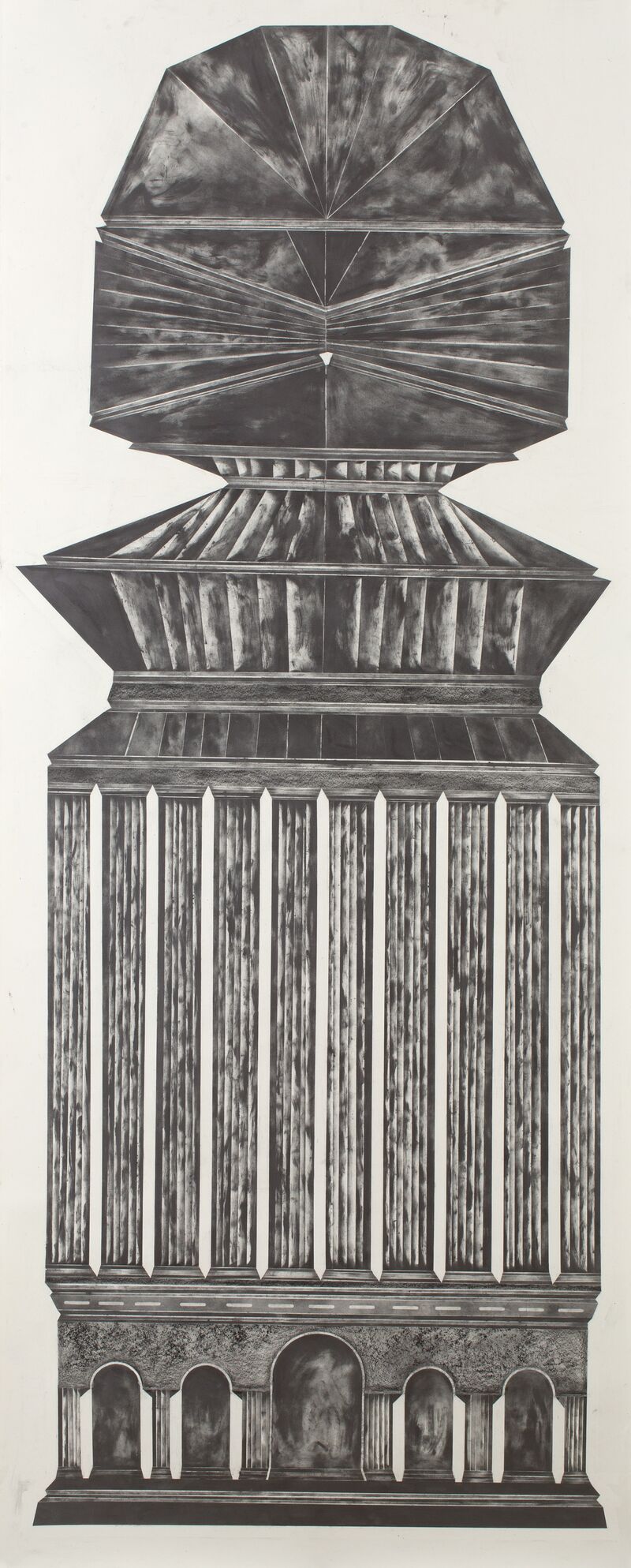 Andreas Werner, Sheltering from the sun and wind I, 2018
