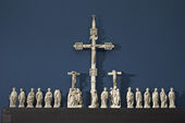 Crucifixion altar from Rimini, South Netherlands around 1430 (condition before restoration)