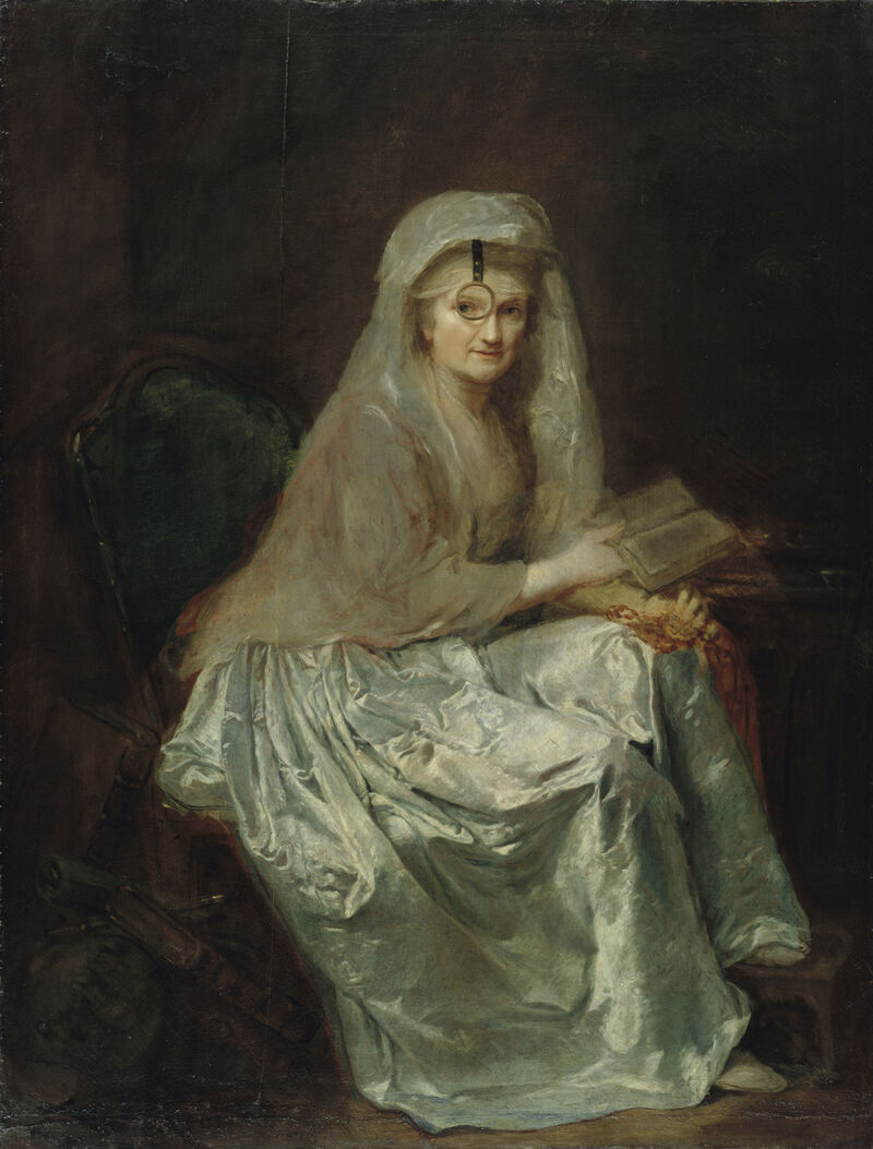 Anna Dorothea Therbusch, Selbstbildnis, um 1782