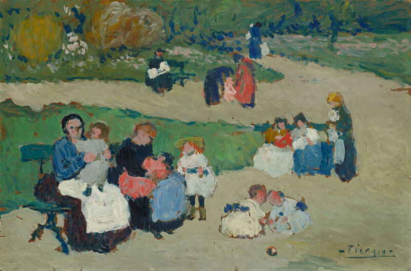 Pablo Picasso, Public Garden, 1901