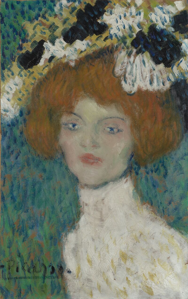 Pablo Picasso, Portrait of a Young Woman (The Madrilenian), ca. 1901