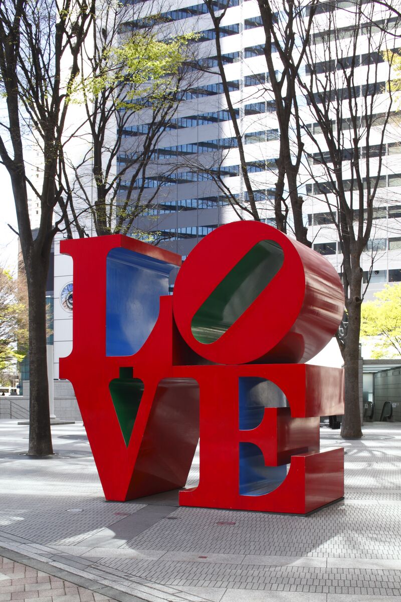 Robert Indiana, LOVE (Red Blue Green), 1966-1993