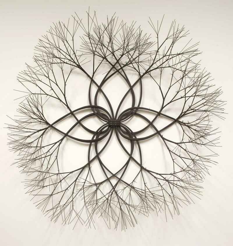 Ruth Asawa, Untitled (S.234, WallMounted Tied-Wire, Closed-Center,  Four-Petaled Form Based on Nature), c.  1960s, Late