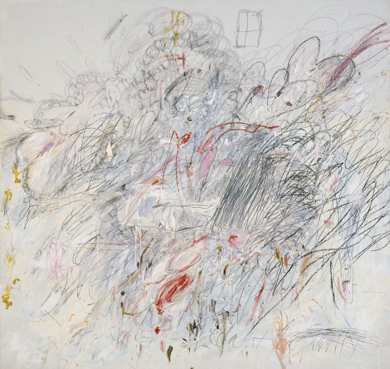 Cy Twombly (American, 1928-2011), Leda and the Swan, 1962