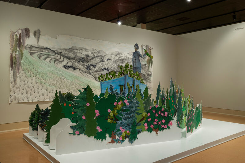 Zoe Charlton’s Permanent Change of Station at the Mississippi Museum of Art, April 2022.