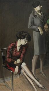 Karl Hubbuch Twice Hilde II, ca. 1929