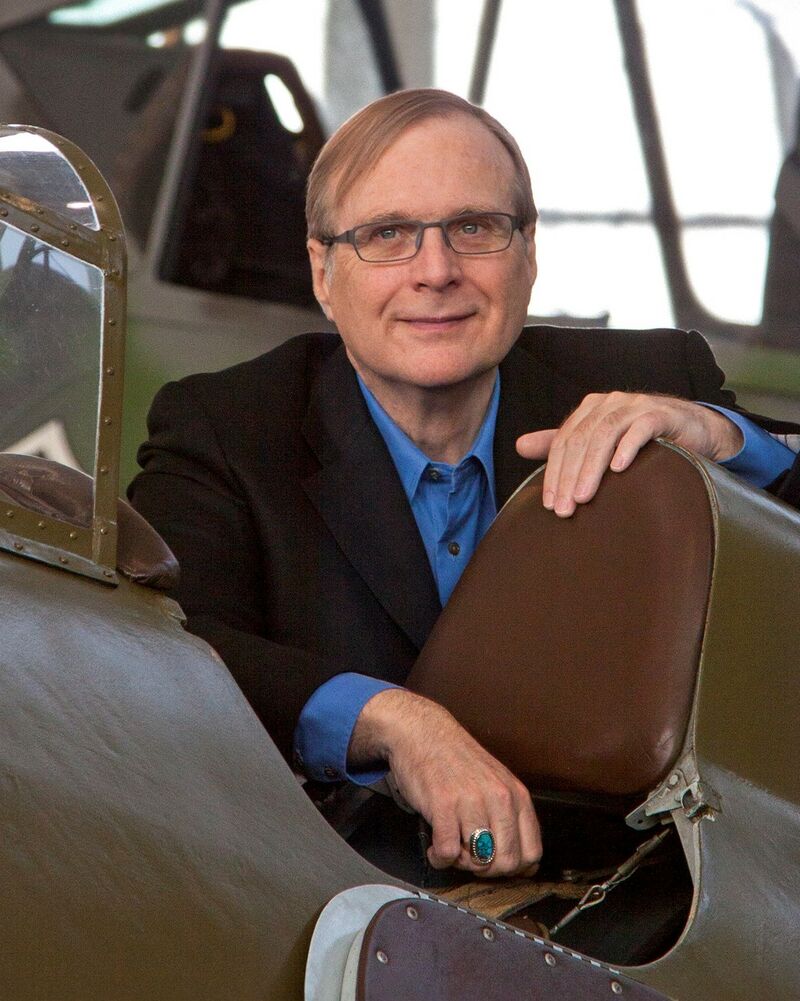 Paul G. Allen at Flying Heritage Collection, located at Paine Field, Everett, Washington, United States.