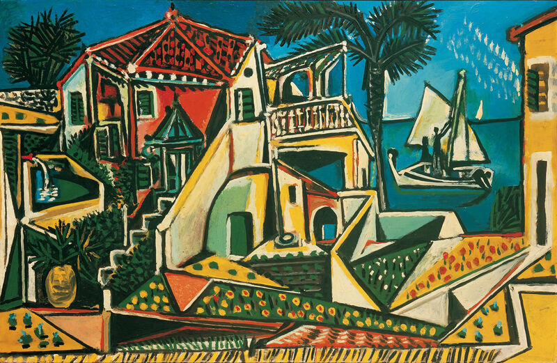 Pablo Picasso, Mittelmeerlandschaft, 1952
