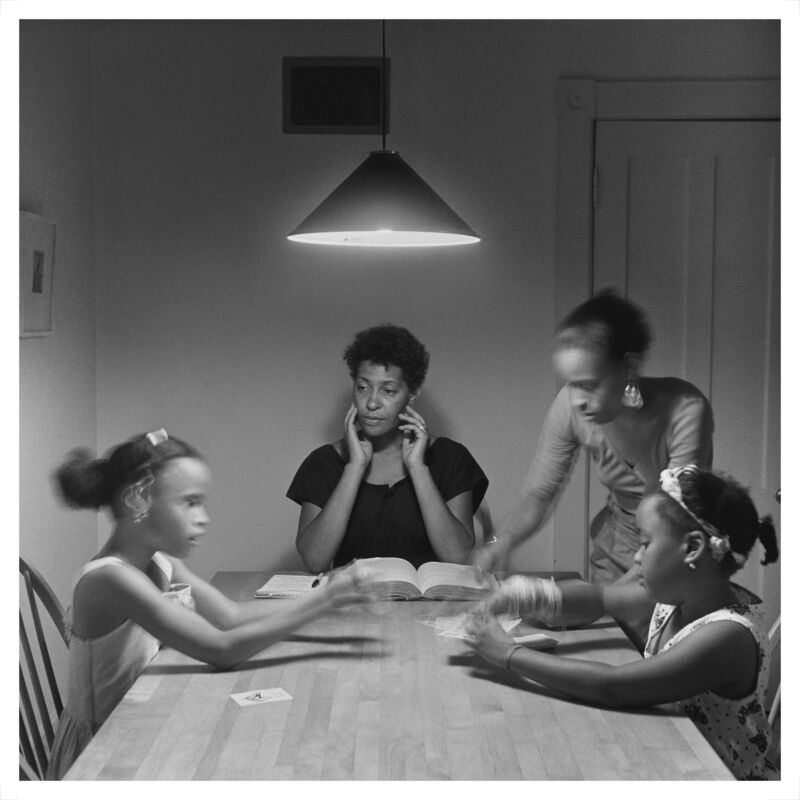 Untitled (Woman and daughter with children), 1990 Carrie Mae Weems (American, born 1953) Gelatin silver print