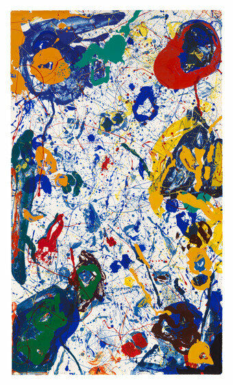 Sam Francis, Gemini G.E.L., LLC, Meteorite, 1986