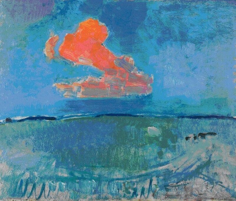 Piet Mondrian, The Red Cloud 1907.