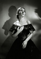 Photograph of Maria Callas taken as Violette in La Traviata, photography by Houston Rogers