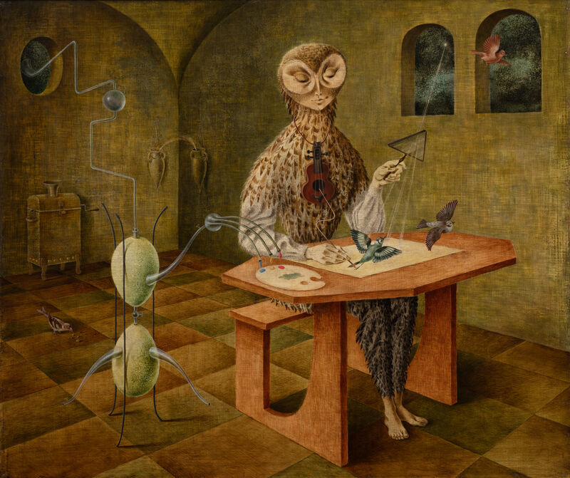 Remedios Varo. Creación de las aves (Creation of the Birds), 1957.