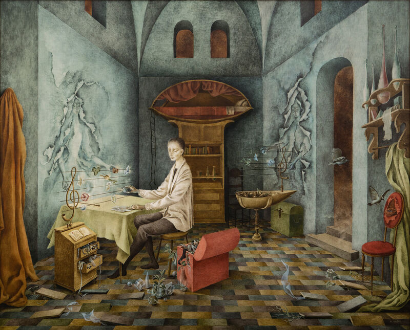 Remedios Varo. Armonía (Harmony), 1956.