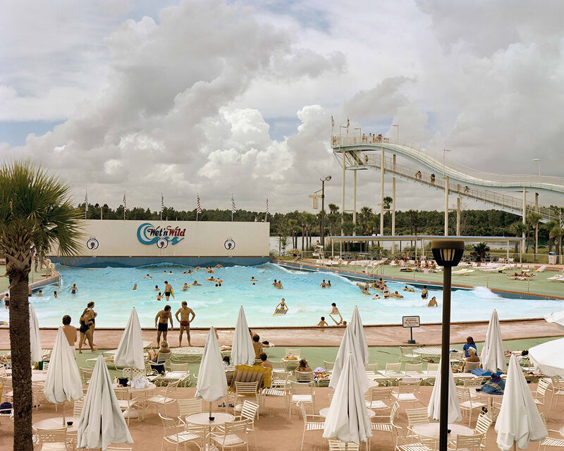 Joel Sternfeld, Wet ‘n Wild Aquatic Theme Park, Orlando, Florida aus der Serie: American Prospects, September 1980