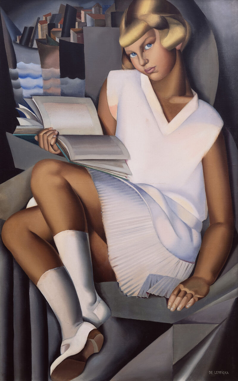 TAMARA DE LEMPICKA (1898- 1980), Fillette en rose