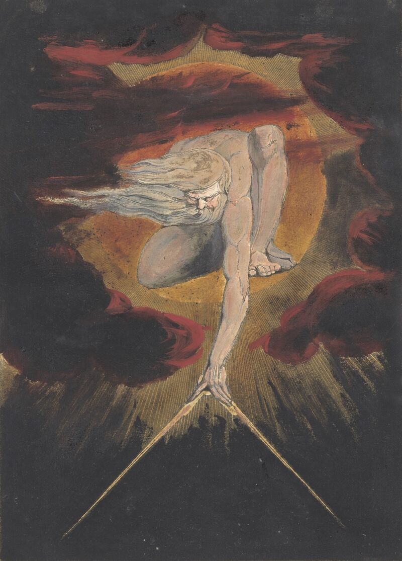 William Blake, The Ancient of Days from Europa a Prophecy, printed 1795
