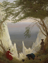 Caspar David Friedrich (1774–1840) Kreidefelsen auf Rügen, 1818