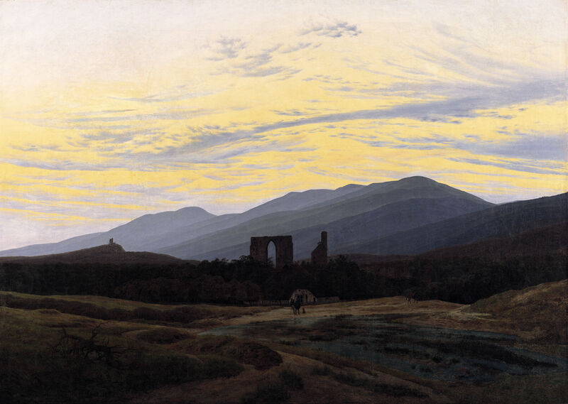 Caspar David Friedrich (1774–1840) Ruine Eldena im Riesengebirge, 1830/34