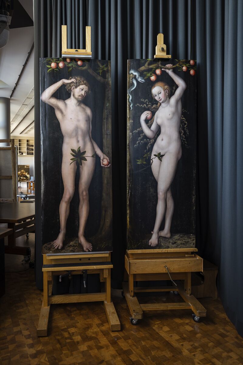 Adam and Eve by Lucas Cranach the Elder