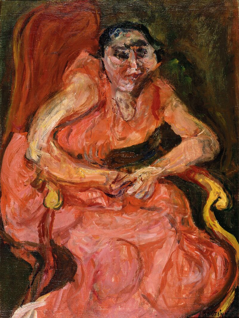 Chaïm Soutine, La Femme en rose (Kvinde i lyserødt), ca. 1924