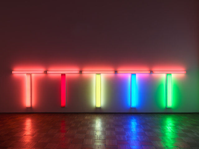 Dan Flavin, untitled (to Don Judd, colorist) 1-5