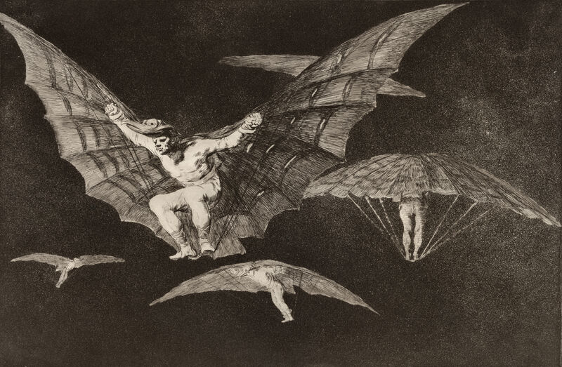 Francisco de Goya y Lucientes (Spanish, 1746–1828) Disparates: A Way of Flying (Modo de volar), 1864