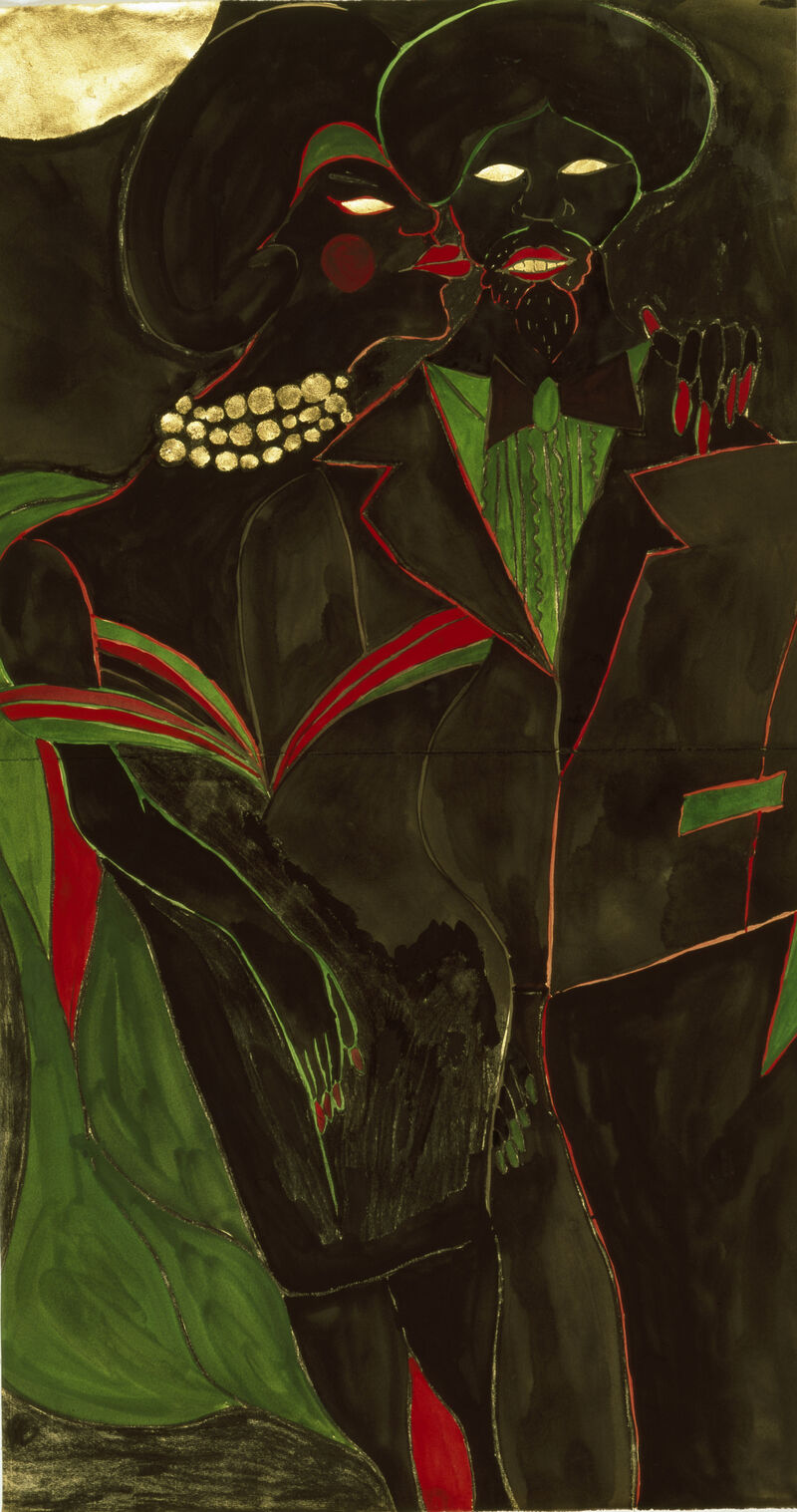 Chris Ofili, Within Reach 7, 2002