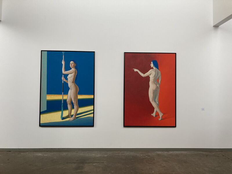 Arbeiten von Robert Bluj auf der NordArt 2024