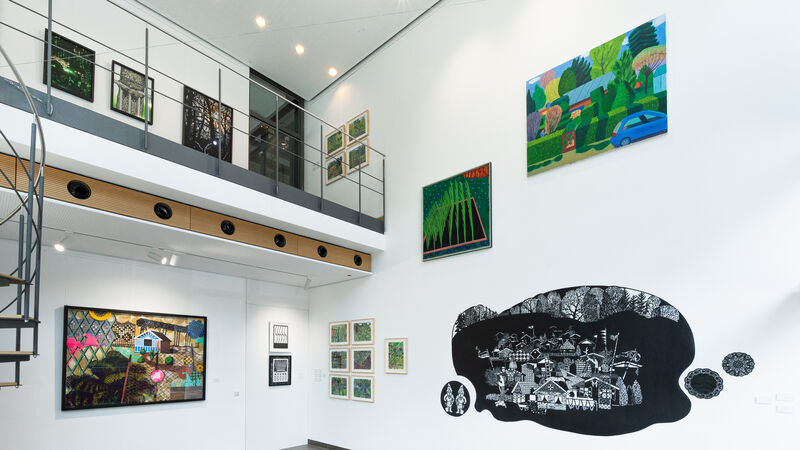 Ausstellungsansicht »Hinter den Toren«