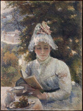 Marie Bracquemond, Afternoon tea (Le Goûter), c. 1880