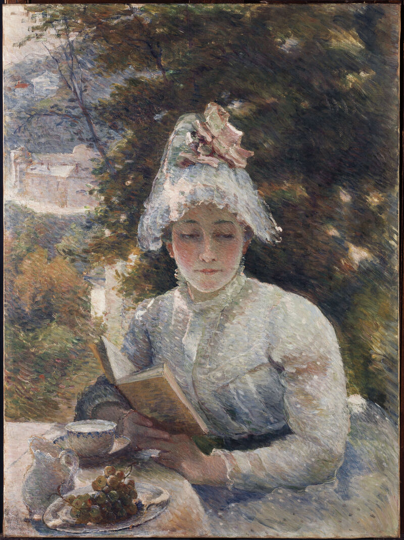 Marie Bracquemond, Afternoon tea (Le Goûter), c. 1880