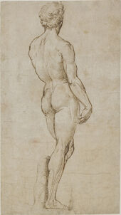 Raphael, after Michelangelo Buonarroti, David, c. 1505-08