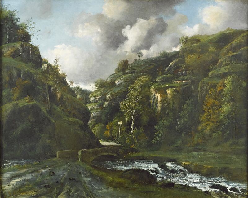 Gustave Courbet, Paysage du Jura, 1872