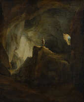 Caspar Wolf, Das Innere der Bärenhöhle bei Welschenrohr, 1778