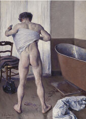 Man at His Bath, 1884, Gustave Caillebotte (French, 1848-1894)
