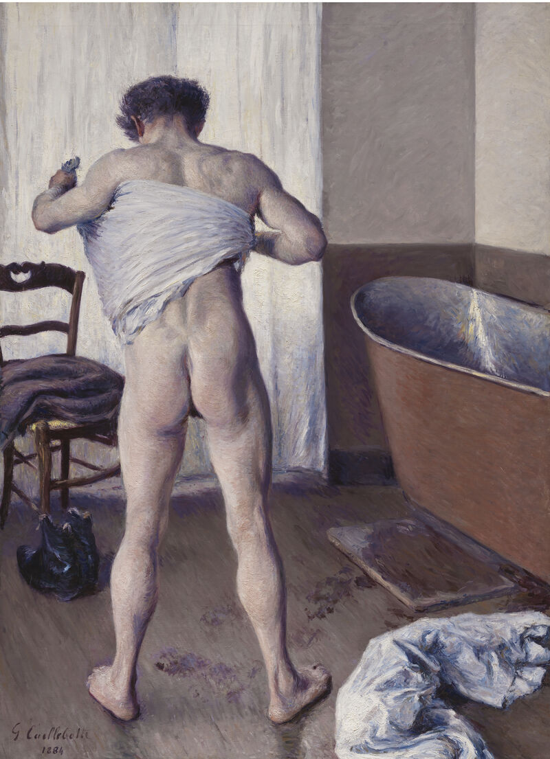 Man at His Bath, 1884, Gustave Caillebotte (French, 1848-1894)