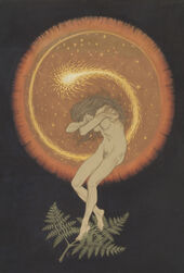 Fidus (Hugo Höppener), Tempeltanz der Seele, um 1910